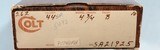 1983 NEW IN BOX COLT MODEL 1873 SAA PEACEMAKER SINGLE ACTION ARMY 4 3/4" BLUE .44 SPECIAL REVOLVER. - 8 of 8