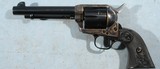 1980's NEW IN BOX COLT MODEL 1873 SAA PEACEMAKER SINGLE ACTION ARMY 5 1/2" BLUE .45 COLT (.45LC) REVOLVER. - 2 of 8