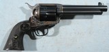 1980's NEW IN BOX COLT MODEL 1873 SAA PEACEMAKER SINGLE ACTION ARMY 5 1/2" BLUE .45 COLT (.45LC) REVOLVER. - 3 of 8