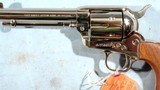 1980's NEW IN BOX COLT MODEL 1873 SAA PEACEMAKER SINGLE ACTION ARMY 5 1/2" NICKEL .44 SPECIAL REVOLVER. - 4 of 8