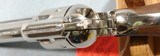 1980's NEW IN BOX COLT MODEL 1873 SAA PEACEMAKER SINGLE ACTION ARMY 5 1/2" NICKEL .44 SPECIAL REVOLVER. - 6 of 8