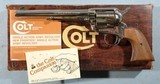 1980'S NEW IN BOX COLT MODEL 1873 SAA PEACEMAKER SINGLE ACTION ARMY 7 1/2" NICKEL .44 SPECIAL REVOLVER. - 1 of 7