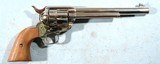 1980'S NEW IN BOX COLT MODEL 1873 SAA PEACEMAKER SINGLE ACTION ARMY 7 1/2" NICKEL .44 SPECIAL REVOLVER. - 3 of 7