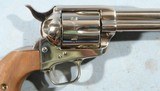 1980'S NEW IN BOX COLT MODEL 1873 SAA PEACEMAKER SINGLE ACTION ARMY 7 1/2" NICKEL .44 SPECIAL REVOLVER. - 4 of 7