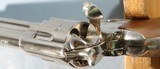 1980'S NEW IN BOX COLT MODEL 1873 SAA PEACEMAKER SINGLE ACTION ARMY 7 1/2" NICKEL .44 SPECIAL REVOLVER. - 6 of 7