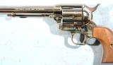 1980'S NEW IN BOX COLT MODEL 1873 SAA PEACEMAKER SINGLE ACTION ARMY 7 1/2" NICKEL .44 SPECIAL REVOLVER. - 2 of 7