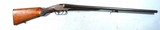 PRE-WAR FRENCH CHARLIN AUTOMATIQUE 12 GAUGE EJECTOR SLIDING BREECH DOUBLE SHOTGUN. - 4 of 6