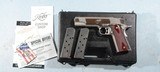 KIMBER CLASSIC STAINLESS GOLD MATCH .45ACP PISTOL IN ORG. BOX. - 1 of 4