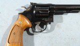 1975 SMITH & WESSON MODEL 14 OR 14-3 TARGET .38 SPECIAL K38 MASTERPIECE STYLE 6" (5 7/8") D.A. REVOLVER. - 4 of 4