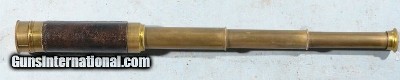 BRITISH MID 19TH CENTURY POCKET TELESCOPE.