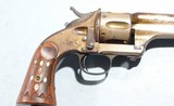 MERWIN & HULBERT FIRST MODEL OPEN TOP .44 CAL. ARMY REVOLVER CIRCA 1877-78. - 3 of 8