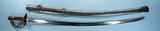 CIVIL WAR SHEBLE & FISHER U. S. MODEL 1840 CAVALRY SABER AND SCABBARD. - 1 of 4
