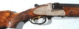 LUDWIG BOROVNIK OF FERLACH (AUSTRIA) SIDELOCK BOCKBUCSHFLINTE BEST GRADE 16GA BY 7x65R OVER & UNDER COMBO GUN, CIRCA 1980. - 2 of 10