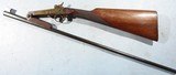 BELGIAN SINGLE SHOT SMOOTHBORE 9MM FLOBERT RIMFIRE SHOTSHELL FOLDING STOCK BREECHLOADING POACHERS SHOTGUN, CIRCA 1890. - 2 of 7