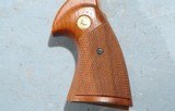 UNUSED LIKE NEW FACTORY COLT PYTHON .357 MAGNUM REVOLVER WOOD GRIPS. - 1 of 4