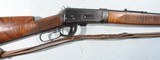 FIRST YEAR WINCHESTER MODEL 55 LEVER ACTION TAKE-DOWN .30 W.C.F. CAL. CUSTOM DELUXE RIFLE CIRCA 1924. - 2 of 11