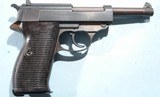 EXCELLENT WW2 WALTHER BYF/44 P-38 OR P38 SEMI-AUTOMATIC 9MM PISTOL. - 2 of 8