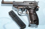 EXCELLENT WW2 WALTHER BYF/44 P-38 OR P38 SEMI-AUTOMATIC 9MM PISTOL. - 1 of 8