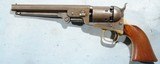 CIVIL WAR COLT MODEL 1851 NAVY REVOLVER SHIPPED 1861 WITH COLT FACTORY LETTER. - 3 of 8