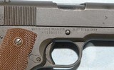SUPERB WW2 REMINGTON-RAND U.S. MODEL 1911A1 SEMI-AUTO .45 ACP CAL. PISTOL CIRCA 1943. - 4 of 8