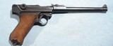 WW1 DWM 1916 DATE 9MM ARTILLERY LUGER POST WAR REWORK 1920 DATE . - 1 of 11