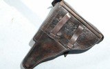 WW2 GERMAN ARMY MAUSER LUGER 9MM S/42 SEMI-AUTO PISTOL DATED 1939 W/ORIG. HOLSTER. - 10 of 13