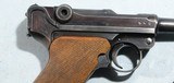 WW2 GERMAN ARMY MAUSER LUGER 9MM S/42 SEMI-AUTO PISTOL DATED 1939 W/ORIG. HOLSTER. - 4 of 13