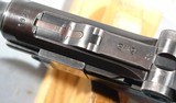 WW2 GERMAN ARMY MAUSER LUGER 9MM S/42 SEMI-AUTO PISTOL DATED 1939 W/ORIG. HOLSTER. - 3 of 13