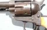 EARLY COLT BLACK POWDER SINGLE ACTION .45 LC REVOLVER CA. 1884 W/ COLT FACTORY LETTER. - 3 of 7