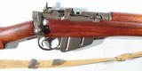 WW2 SAVAGE U.S. PROPERTY SHORT MAGAZINE LEE-ENFIELD SMLENO. 4 MK. 1* RIFLE DATED 1943. - 2 of 9