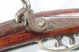 KRIDER OF PHILADELPHIA SIDE-BY-SIDE PERCUSSION SILVER MOUNTED COMBINATION RIFLE AND SHOTGUN. - 7 of 11