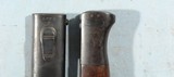 BRILLIANT RARE SAUER PRE WW2 S/147K MAUSER BAYONET FOR K98K OR KAR 98 RIFLE WITH MATCHING SCABBARD, CIRCA 1934. - 8 of 9