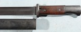 BRILLIANT RARE SAUER PRE WW2 S/147K MAUSER BAYONET FOR K98K OR KAR 98 RIFLE WITH MATCHING SCABBARD, CIRCA 1934. - 4 of 9