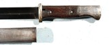 WW2 MAUSER S84/98 K98K OR KAR 98 BAYONET & SCABBARD BY CHATELLERAULT (FRENCH OCCUPATION). - 4 of 4