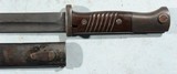 1938 MAUSER K98K S84/98 WITH RFV STAMP BAYONET & SCABBARD BY HERDER. - 2 of 6