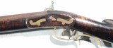 NEW YORK STATE PERCUSSION HALF STOCK PLAINS RIFLE SIGNED REMINGTON CIRCA 1840’S. - 5 of 9