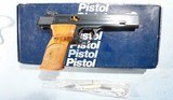 LIKE NEW IN BOX SMITH & WESSON MODEL 41 5 1/2" .22LR BLUE SEMI-AUTO PISTOL, CIRCA 1986. - 1 of 6
