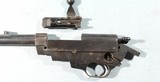 RARE PRE-WAR GERMAN WALTHER MODEL 2 BOLT ACTION OR SEMI-AUTO SINGLE SHOT .22LR RIFLE MISSING STOCK. - 3 of 9
