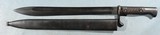 WW1 BAVARIAN GERMAN MAUSER MODEL 1898/05 BUTCHER BLADE BAYONET & SCABBARD FOR MAUSER GEWEHR 98 RIFLE. - 3 of 5