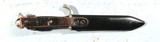 EXCELLENT WW2 HITLER YOUTH DAGGER DATED 1939 WITH SCABBARD. - 2 of 5