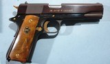 AUTO-ORDNANCE WW2 AMER. HISTORICAL ASSN. COMMEMORATIVE COLT 1911-A1 OR 1911A1 PISTOL CA. 1985 NIB IN DISPLAY CASE W/PAPERS. - 3 of 8