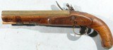 BRITISH FLINTLOCK BRASS OCTAGON BARREL CAVALRY OFFICER’S PISTOL SIGNED SHARPE/LONDON CIRCA 1810. - 8 of 10