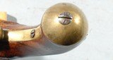 BRITISH FLINTLOCK BRASS OCTAGON BARREL CAVALRY OFFICER’S PISTOL SIGNED SHARPE/LONDON CIRCA 1810. - 7 of 10