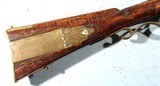 VERY FINE RICHARD FEOLA (STUDENT OF WALLACE GUSLER) CONTEMPORARY PENNSYLVANIA OR KENTUCKY FLINTLOCK RELIEF CARVED .45 CAL LONGRIFLE OR LONG RI - 3 of 13