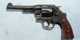 SMITH & WESSON MODEL 1917 / 1937 BRAZILIAN CONTRACT .45 ACP HAND EJECTOR REVOLVER W/FACTORY LETTER. - 2 of 9