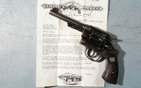 SMITH & WESSON MODEL 1917 / 1937 BRAZILIAN CONTRACT .45 ACP HAND EJECTROR REVOLVER W/FACTORY LETTER. - 1 of 10