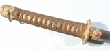 ORIGINAL WW2 JAPANESE KATANA & SCABBARD CAPTURED ON IWO JIMA BY MARINE LT. GEN. K.E. ROCKEY. - 2 of 9