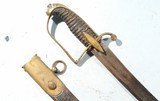 GERMAN LION HEAD CAVALRY OFFICER’S SABER AND SCABBARD CIRCA LATE 1700’S. - 4 of 9