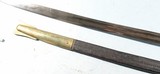 VERY FINE CIVIL WAR U.S. MODEL 1850 FOOT OFFICER’S SWORD AND SCABBARD BY F. HORSTER OF SOLINGEN. - 10 of 11