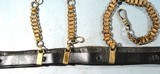 HIGHLY ORNATE MASONIC FRATERNAL SWORD BY "THE M.C. LILLEY & CO." COMPLETE GOLD WASH WITH BELT, BUCKLE, HANGER CHAINS & CASE, CIRCA 1923-25. - 17 of 17